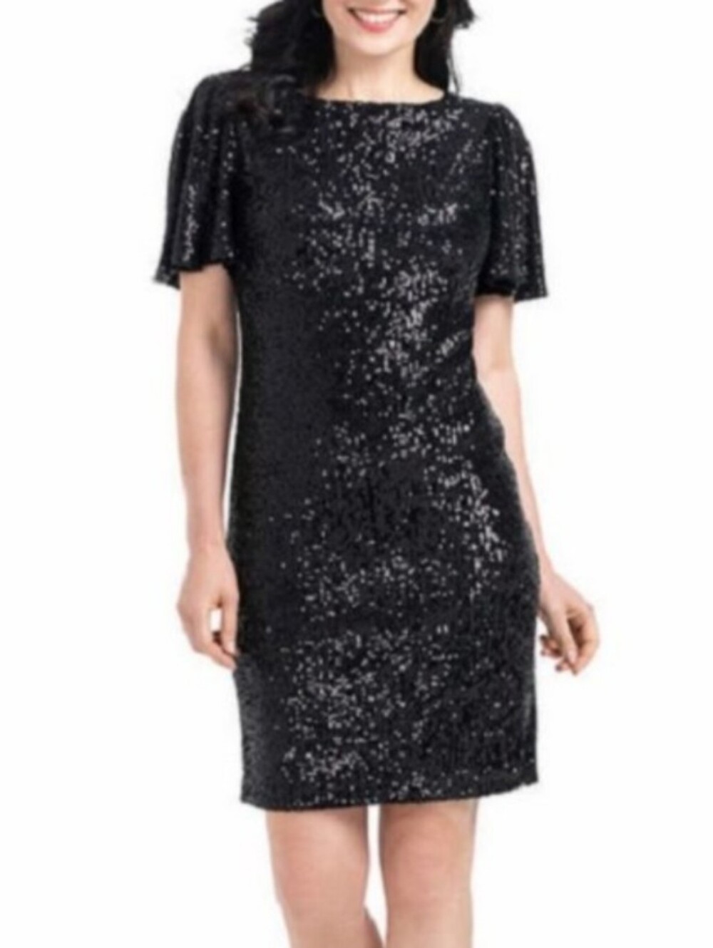 Hilary Radley Black Sequin Dress - Size XS